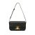 Celine AB Celine Black with Brown Coated Canvas Fabric Triomphe Claude Shoulder Bag Italy