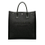 Saint Laurent B Saint Laurent Black Canvas Fabric Rive Gauche North South Tote Italy