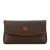 Celine B Celine Brown Coated Canvas Fabric Macadam Clutch Italy