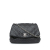 Chanel B Chanel Black Calf Leather Quilted skin Curvy Flap Italy