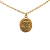 Chanel B Chanel Gold Gold Plated Metal CC Pendant Necklace France