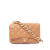 Chanel AB Chanel Brown Beige Lambskin Leather Leather Large Quilted Lambskin Funky Town Flap Italy