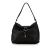 Prada B Prada Black Calf Leather Vitello Daino Flap Shoulder Bag Italy