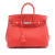 Hermès B Hermès Red Calf Leather Togo Birkin Retourne 25 France