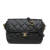 Chanel B Chanel Black Caviar Leather Leather Quilted Caviar Single Flap France