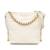 Chanel B Chanel White Calf Leather Crumpled skin En Vogue Rope Satchel Italy