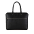 Salvatore Ferragamo B Ferragamo Black Calf Leather skin Zip Around Business Bag Italy