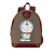 Gucci B Gucci Brown Beige with Red Coated Canvas Fabric Micro GG Supreme Doraemon Backpack Italy