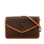 Celine B Celine Brown Coated Canvas Fabric Macadam Crossbody Italy