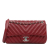 Chanel AB Chanel Red Lambskin Leather Leather Mini Chevron Quilted Lambskin Rectangular Flap Bag Italy