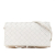 Bottega Veneta B Bottega Veneta White Calf Leather skin Intrecciato Crossbody Italy