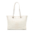 Chanel B Chanel White Ivory Calf Leather Small Glazed skin Deauville Tote Italy