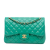 Chanel AB Chanel Green Lime Lambskin Leather Leather Jumbo Classic Lambskin Double Flap France