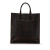 Burberry B Burberry Brown Dark Brown Coated Canvas Fabric Haymarket Check Tote Italy