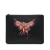 Givenchy B Givenchy Black Calf Leather Zodiac Printed Clutch Bag Italy