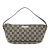 Gucci B Gucci Gray Canvas Fabric GG Boat Italy