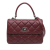 Chanel AB Chanel Red Dark Red Lambskin Leather Leather Small Quilted Lambskin Trendy CC Flap Italy