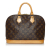 Louis Vuitton B Louis Vuitton Brown Monogram Canvas Canvas Monogram Alma PM France