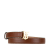 Burberry B Burberry Brown Calf Leather TB Belt Italy