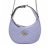 Gucci AB Gucci Purple Calf Leather Mini GG Marmont Half Moon Bag Italy