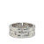 Cartier AB Cartier Silver 18K White Gold Metal Maillon Panthere Ring France