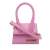 Jacquemus AB Jacquemus Pink Calf Leather Le Chiquito Mini Bag Italy