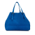 Bottega Veneta B Bottega Veneta Blue Calf Leather Large Intrecciato Cesta Tote Bag Italy