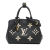 Louis Vuitton AB Louis Vuitton Black Monogram Empreinte Leather Bicolor Giant Montaigne BB France