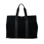 Hermès B Hermès Black Canvas Fabric Fourre Tout GM France