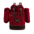 Gucci B Gucci Red Velvet Fabric Large GG Heart Alpina Backpack Italy