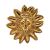 Chanel B Chanel Gold Gold Plated Metal Lion Pin Brooch France