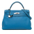 Hermès AB Hermès Blue Calf Leather Clemence Kelly II Retourne 32 France