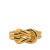 Hermès AB Hermès Gold Gold Plated Metal Atame Scarf Ring France