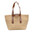 Loewe AB LOEWE Brown Beige Raffia Natural Material Fold Shopper Tote Spain