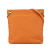 Bottega Veneta B Bottega Veneta Orange Calf Leather Intrecciato Crossbody Italy