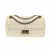 Chanel Sac bandoulière Chanel 2.55 en cuir blanc