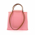 Hermès Cabag Handbag in Pink Fabric