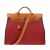 Hermès Herbag Handbag in Bordeaux Fabric