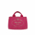 Prada Canapa Handbag in Pink Fabric