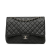 Chanel AB Chanel Black Caviar Leather Leather Maxi Classic Caviar Double Flap Italy