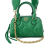 Gucci AB Gucci Green Calf Leather Mini GG Matelasse Marmont Satchel Italy