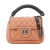 Chanel B Chanel Brown Light Brown with Black Calf Leather Small Quilted skin Prestige Flap France