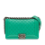 Chanel B Chanel Green Calf Leather Medium skin Boy Flap Italy