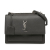 Saint Laurent B Saint Laurent Gray Dark Gray Calf Leather Medium Grained skin Monogram Sunset Crossbody Italy