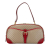 Celine B Celine Brown Beige with Red Coated Canvas Fabric Macadam Shoulder Bag Italy