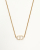 Christian Dior Petit CD Gold-finish Necklace