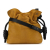 Loewe B LOEWE Yellow with Black Pony Hair Natural Material Ponyhair Flamenco Knot Crossbody Spain