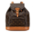 Louis Vuitton B Louis Vuitton Brown Monogram Canvas Canvas Monogram Montsouris MM France