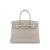 Hermès AB Hermès Gray Light Gray Calf Leather Clemence Birkin Retourne 30 France