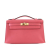 Hermès AB Hermès Pink Calf Leather Swift Kelly Pochette 22 France